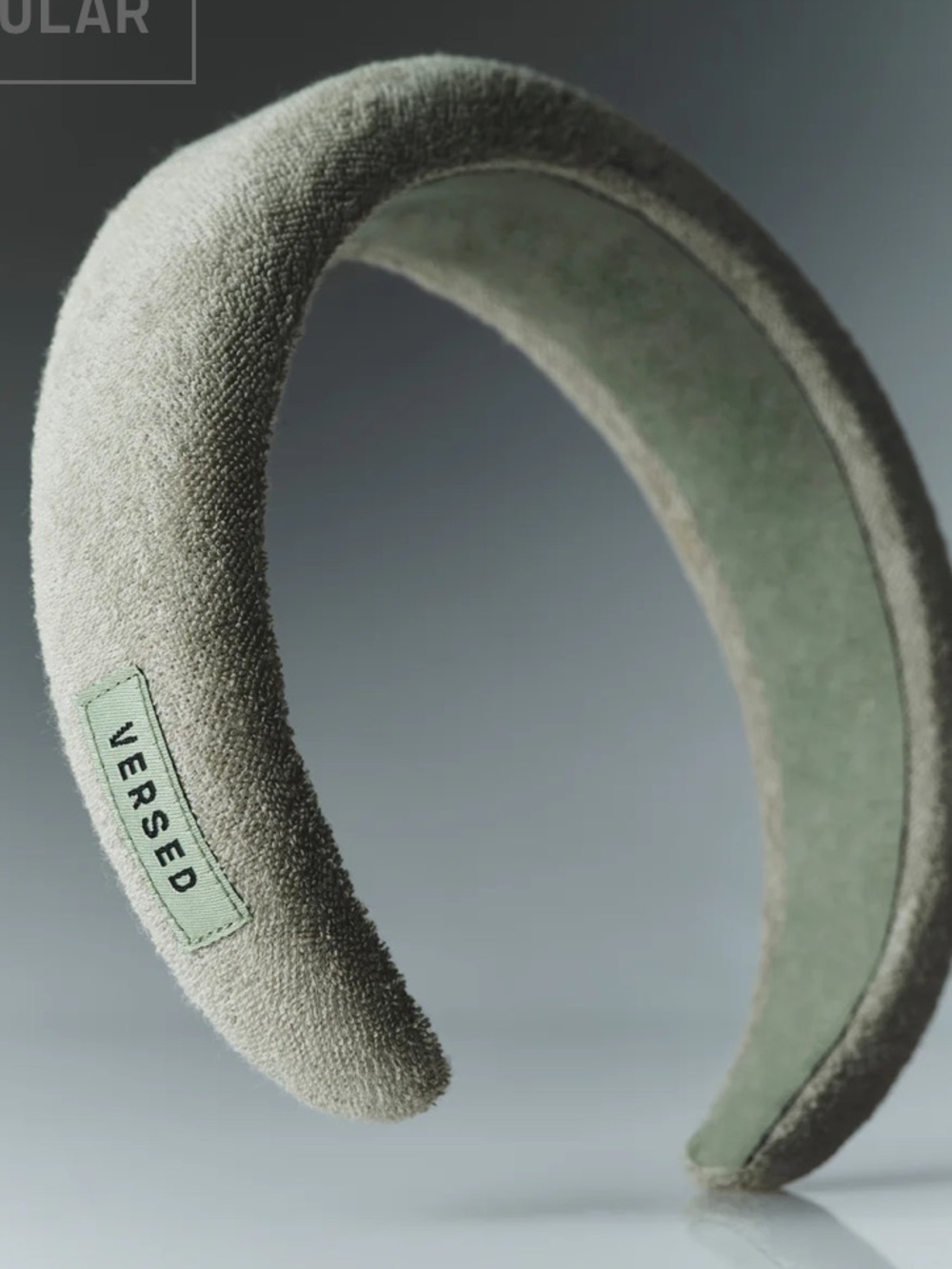 VERSED Plush Padded Headband in Sage